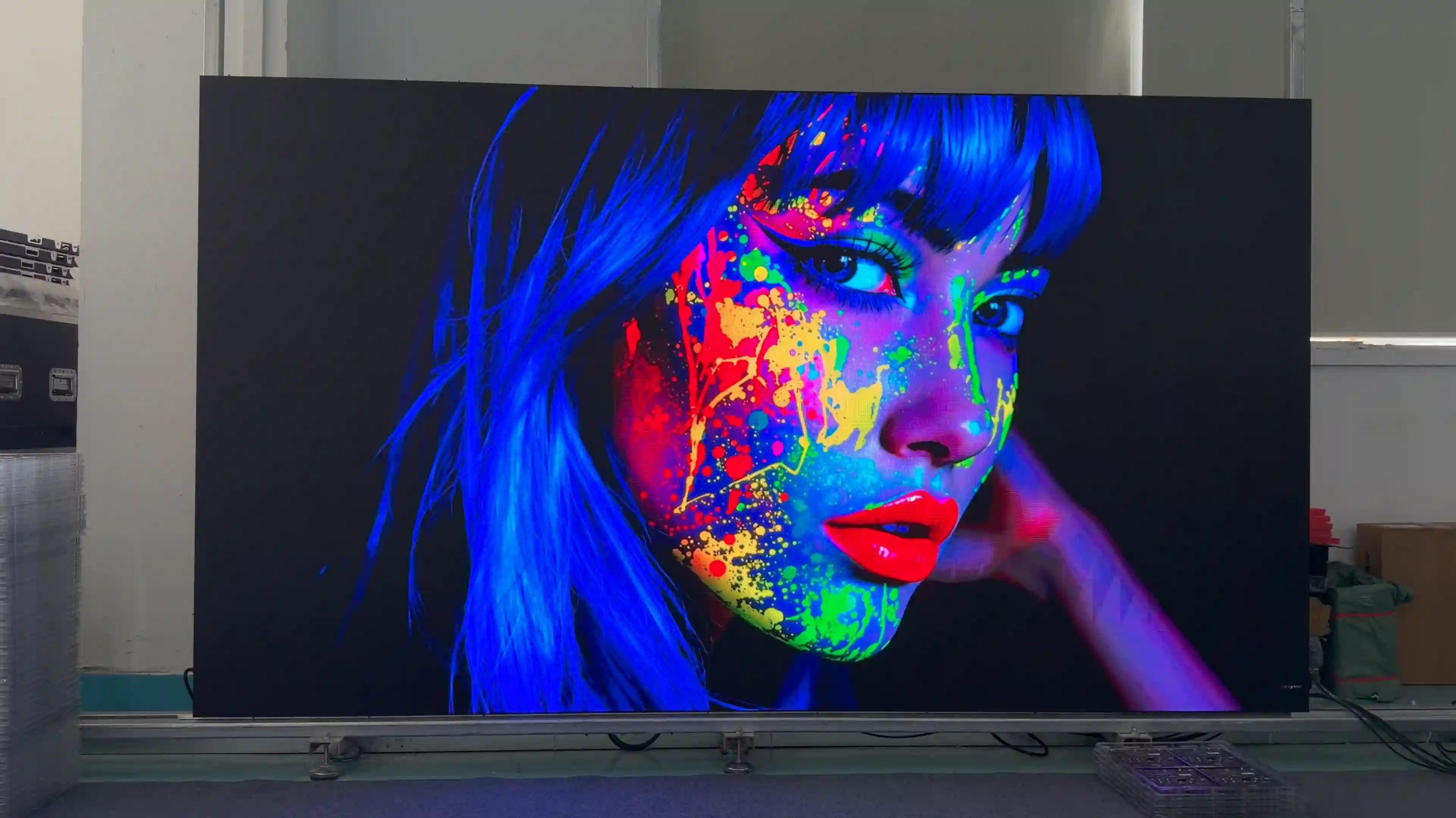 LED Wall On-site Mobile Phone Shooting