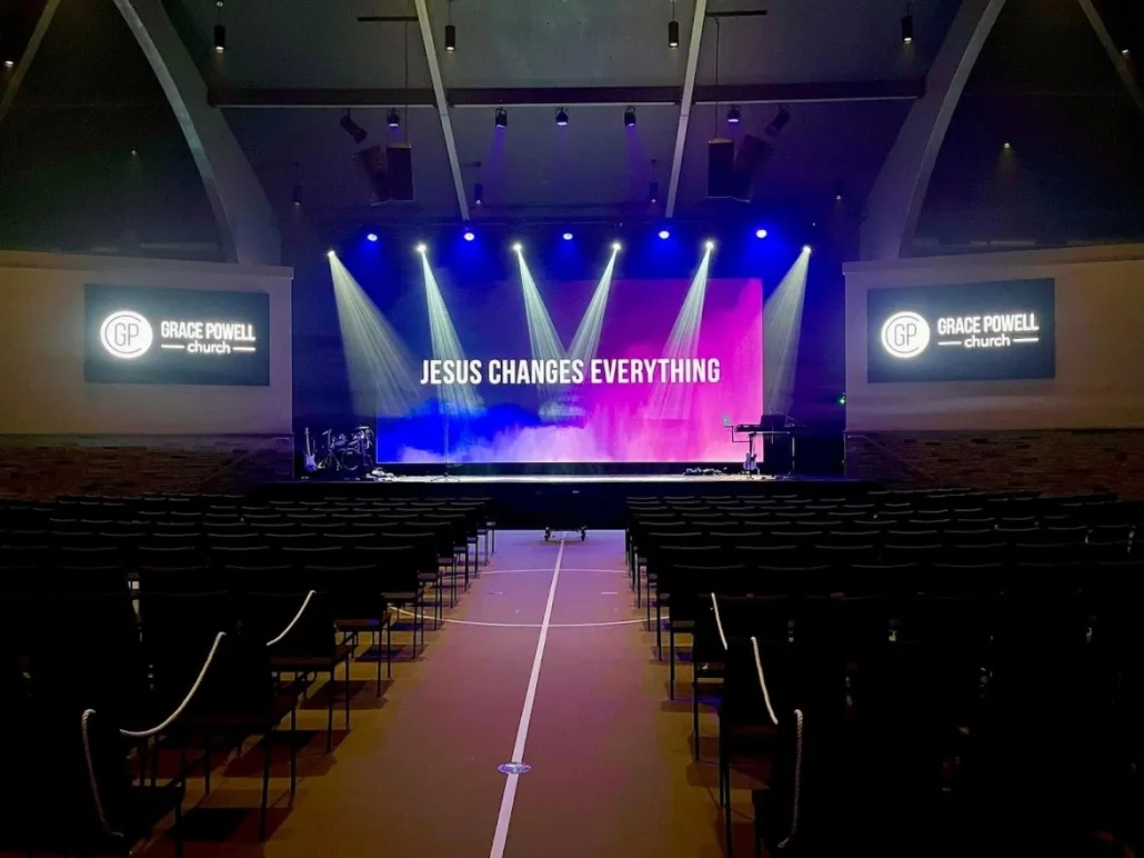 Premium LED Displays for Churches & Worship Spaces